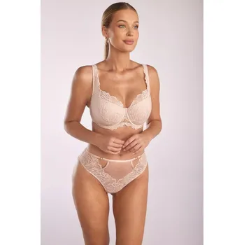 Podprsenka Vyztužená dámská podprsenka full cup Kinga BC-1102 Luna béžová 70G