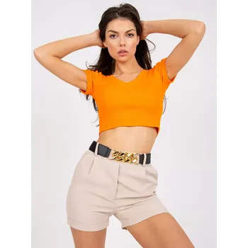 Dámské kalhoty Šortky DHJ SN 13186 1.70 béžová L