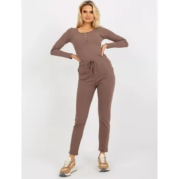 Dámské kalhoty Tepláky RV DR 8369.89P hnědá S/M