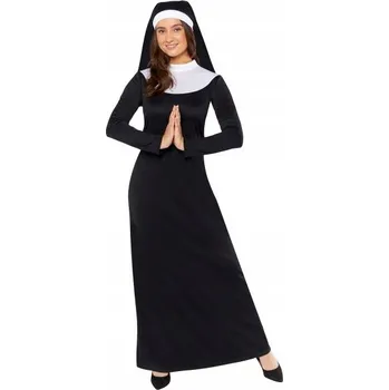 Karnevalový kostým Kostým pro dospělé jeptišky, vel XL