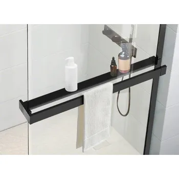 HOPA Držák ručníků LAGOS NEW Barva - Černá , Rozměr A - 180 BCLAGO2DRMB18