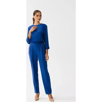 Dámský overall S355 Kombinéza s děleným výstřihem - královská modř EU XXL