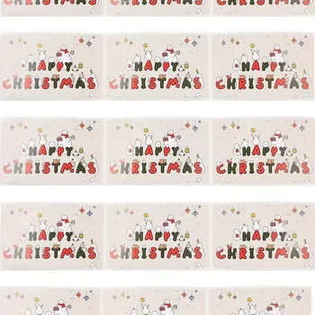 samolepka Dekorativní samolepky Vánoční Happy Christmas - 50 ks