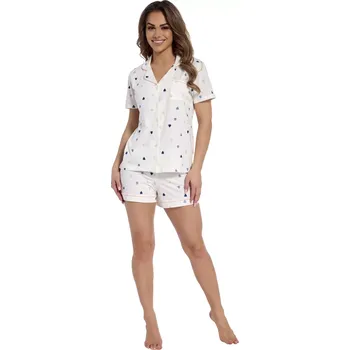 Dámské noční prádlo Dámské pyžamo 346/310 Love - CORNETTE krémová XXL