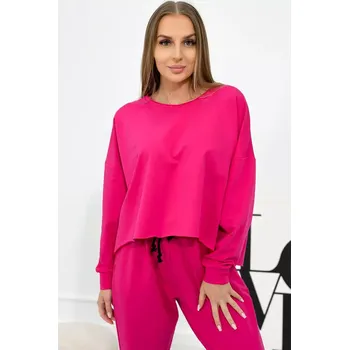 Dámská mikina Set 2dílná mikina + kalhoty fuchsie UNI