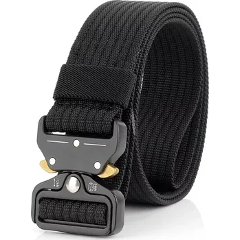 Opasek Pánský plátěný pásek Military pásek Molitor Černý