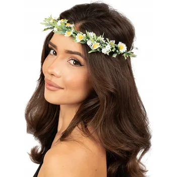 Čelenka VĚNEC do vlasů čelenka BOHO svatební KVĚTINY