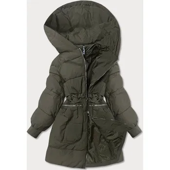 Dámská bunda Dámská zimní oversize bunda v barvě khaki (736art) odstíny zelené uni velikost