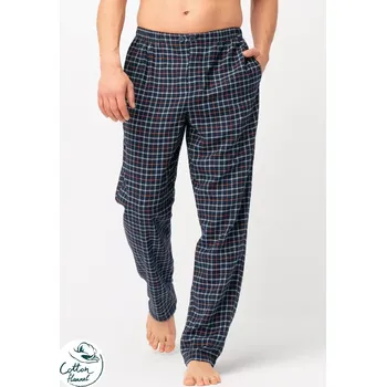 Pánské pyžamo PÁNSKÉ PYŽAMOVÉ KALHOTY MHT 481 B25 tmavě modrá XXL