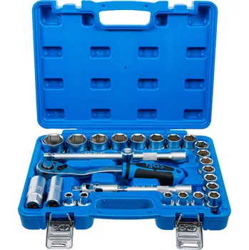 Gola sada Gola sada, 12,5 mm (1/2"), palcové velikosti, 27dílná, BGS 2216