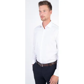 Pánská košile Strečová košile V pohodlném střihu 192469