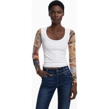 Dámské tričko Dámské triko DESIGUAL 25WWTK31 1001 TS AMARA Velikost: XL