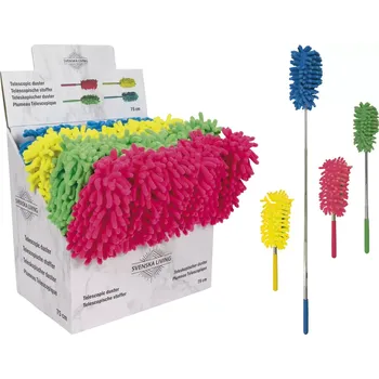 Prachovka s teleskopickou rukojetí, různé barvy