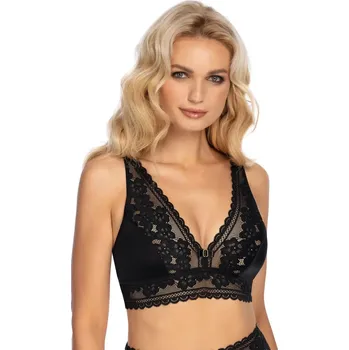 Dámské spodní prádlo Dámská podprsenka Gizela black - ROZA černá S