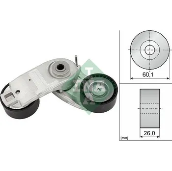 Schaeffler INA 534 0937 10 Napínák, žebrovaný klínový řemen (534093710)