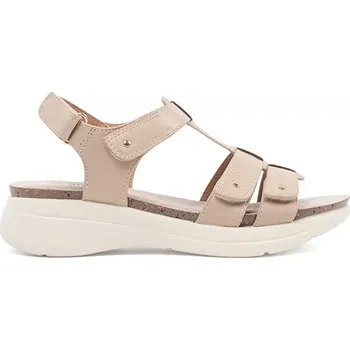 Dámské sandále Módní sandály dámské hnědé platforma 36