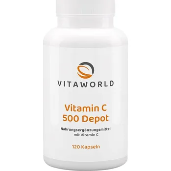 Fitness strava Vitaworld Vitamin C 500 Depot 120 kapslí