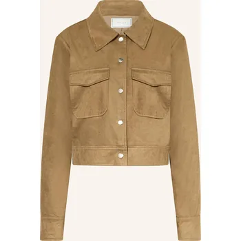 Neo Noir Dámská Bunda Hranatého Střihu Tamari V Koženém...