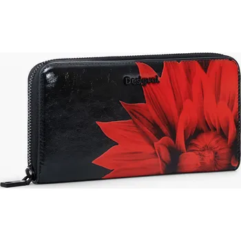 Peněženka Dámská peněženka DESIGUAL FLOWERINA FIONA Černá velikost U