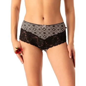 Kalhotky Kalhotky Key LPB 731 B25 S-XL A'2 černo-béžová XL