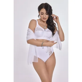 Podprsenka PODPRSENKA 586/BRASSIERE ZUZA 1 HLADKÁ 100-105 PEARL WHITE 105 F