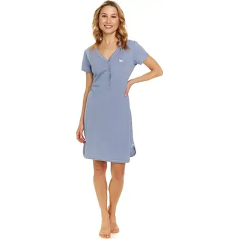 Set těhotenského spodního prádla Dámská těhotenská košile 9505 sky blue - Doctornap světle modrá XL