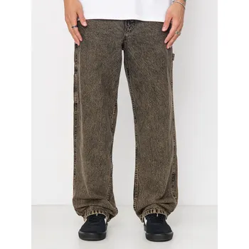 Pánské oblečení Vans Drill Chore Carpenter Loose Acid Wash (bay leaf) 34, hnědá