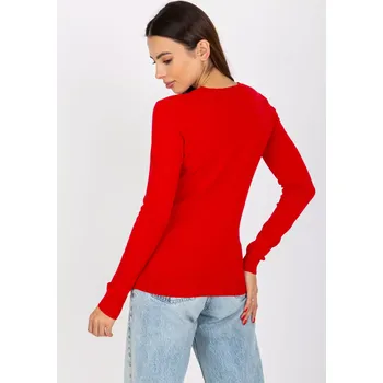 Dámský svetr Jumper NM SW J52001.02P červený jedna velikost