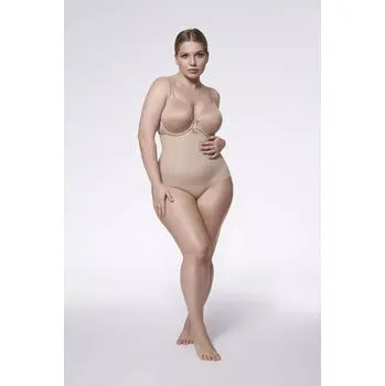 Dámské spodní prádlo 251 KALHOTKY S VYSOKÝM PASEM PŘÍRODNÍ přírodní XL