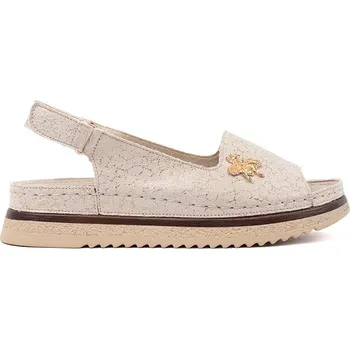 Dámské sandále Krásné dámské sandály hnědé platforma 39