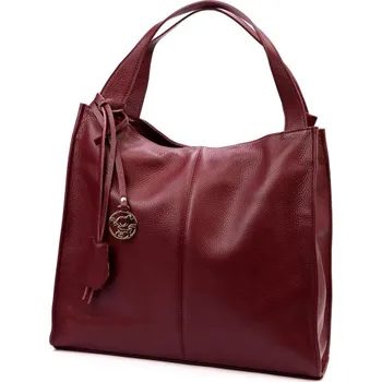 Kabelka Kožená kabelka Gregorio 1725 DOLLARO - bordo