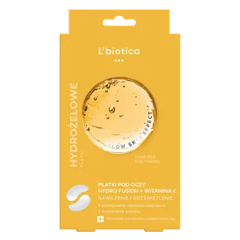 Péče o oční okolí L'biotica oční polštářky s vitamínem C, 2 ks/1 bal