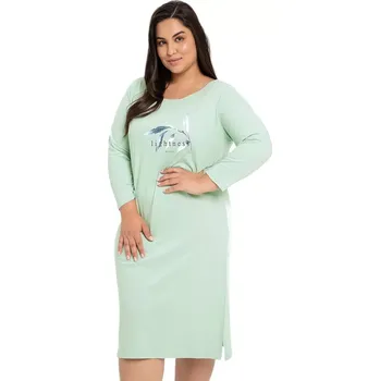 Noční košile 3019 Olympia - TARO Zelená 3XL