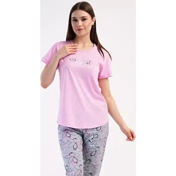 Dámské pyžamo Dámské pyžamo kapri Mia šedá M