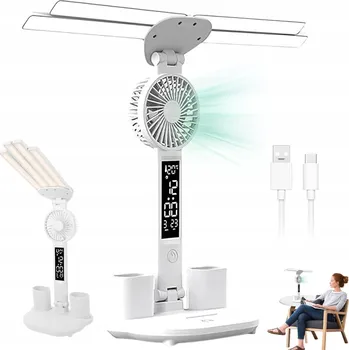 Lampička LAMPKA BIURKOWA 4X LED NASTAVITELNÁ SKLÁDACÍ PRO ČTENÍ A PRÁCI