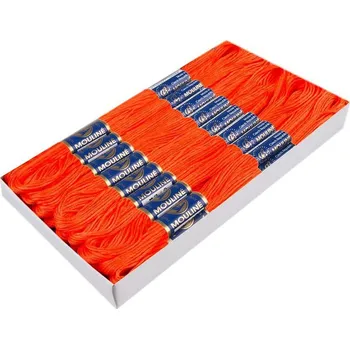 Příze Příze vyšívací Mouline Niťárna, barva 2392 Mandarin Orange