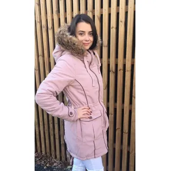 Dámská zimní bunda s kapucí 13200 - Urban Surface XL růžová
