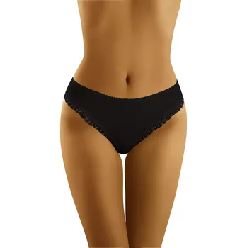 Dámské spodní prádlo Kalhotky Ofra II Black - Wol-Bar S