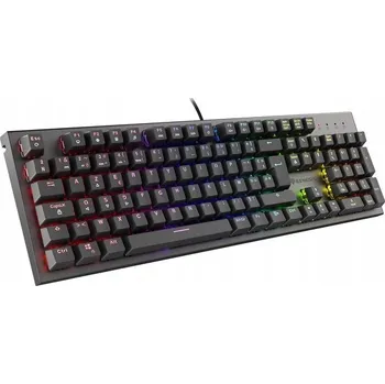 Klávesnice HERNÍ KLÁVESNICE GENESIS THOR 300 RGB FR MECHANICKÁ S ČERVENÝM PODSVÍCENÍM