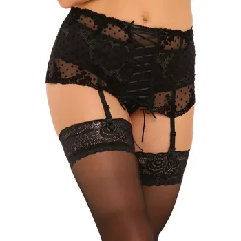 Podvazkový pás 487 GIRDLE_TO_BONITA černá XL