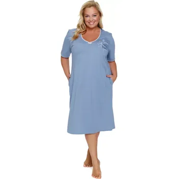 Dámská noční košilka 7263 - Doctornap světle modrá XXL