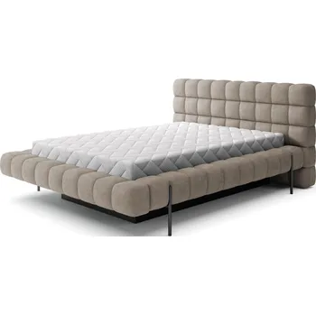 Postel Dvoulůžková postel MAGENTTA 160x200 se zvedacím roštem Touch 18 béžová