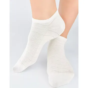 Noviti ST046 Dámské cik-cak boty 31-42 ecru 39-42