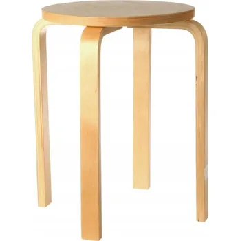 Taburet Taburet 4Living v odstínech hnědé, 45,5 cm