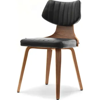 Křeslo Mebel Partner Iris (ořech tmavý + ořech)