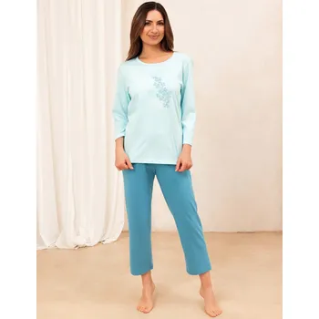 Dámské pyžamo Pyžamo Regina 706 3/4 M-XL Z25/26 dámské modrá M