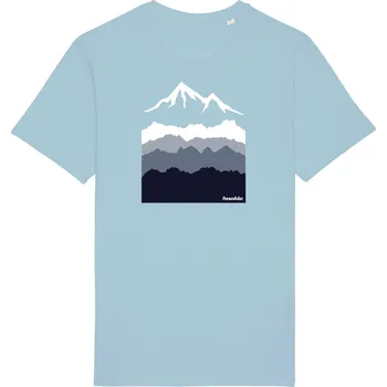 Dámské tričko Tričko Tatry Kriváň bledě modré XL