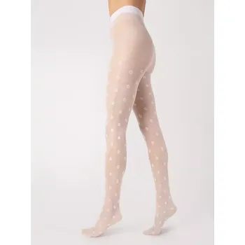 Dámské punčochy Dámské punčochové kalhoty Fiore G 6105 Spring 20 den 2-4 bílá 2-S