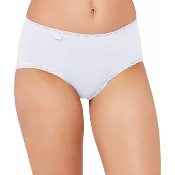 Kalhotky Dámské kalhotky Sloggi 24/7 Cotton Lace Midi bílé WHITE 44