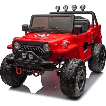 Dětské elektrovozidlo andos Třímístné elektrické autíčko Patriot XXL 4x4 24V/800W červené